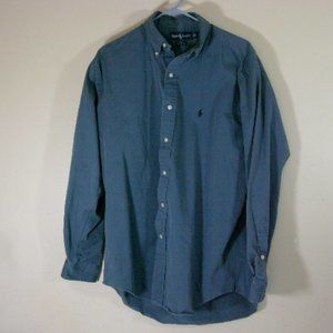 RALPH LAUREN Blue Label Blake Long Sleeve Polo Pony Shirt - Size Medium